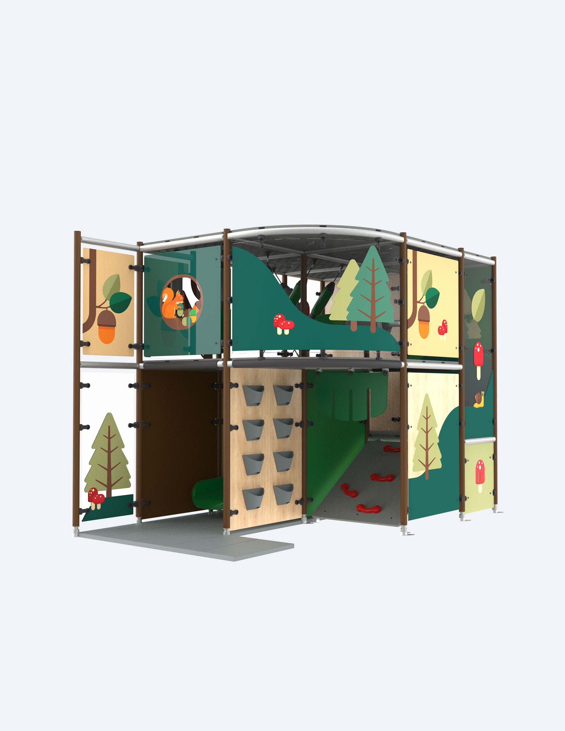 playbox indoor render forest