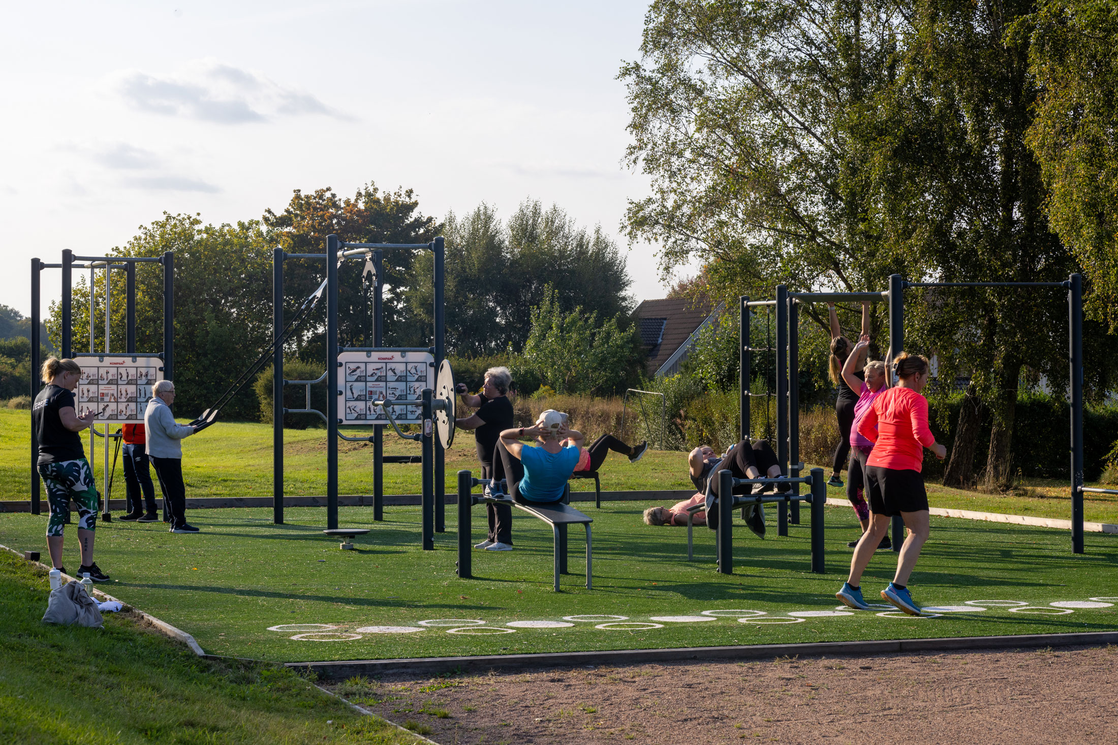 KOMPAN Fitness site Östra Karup