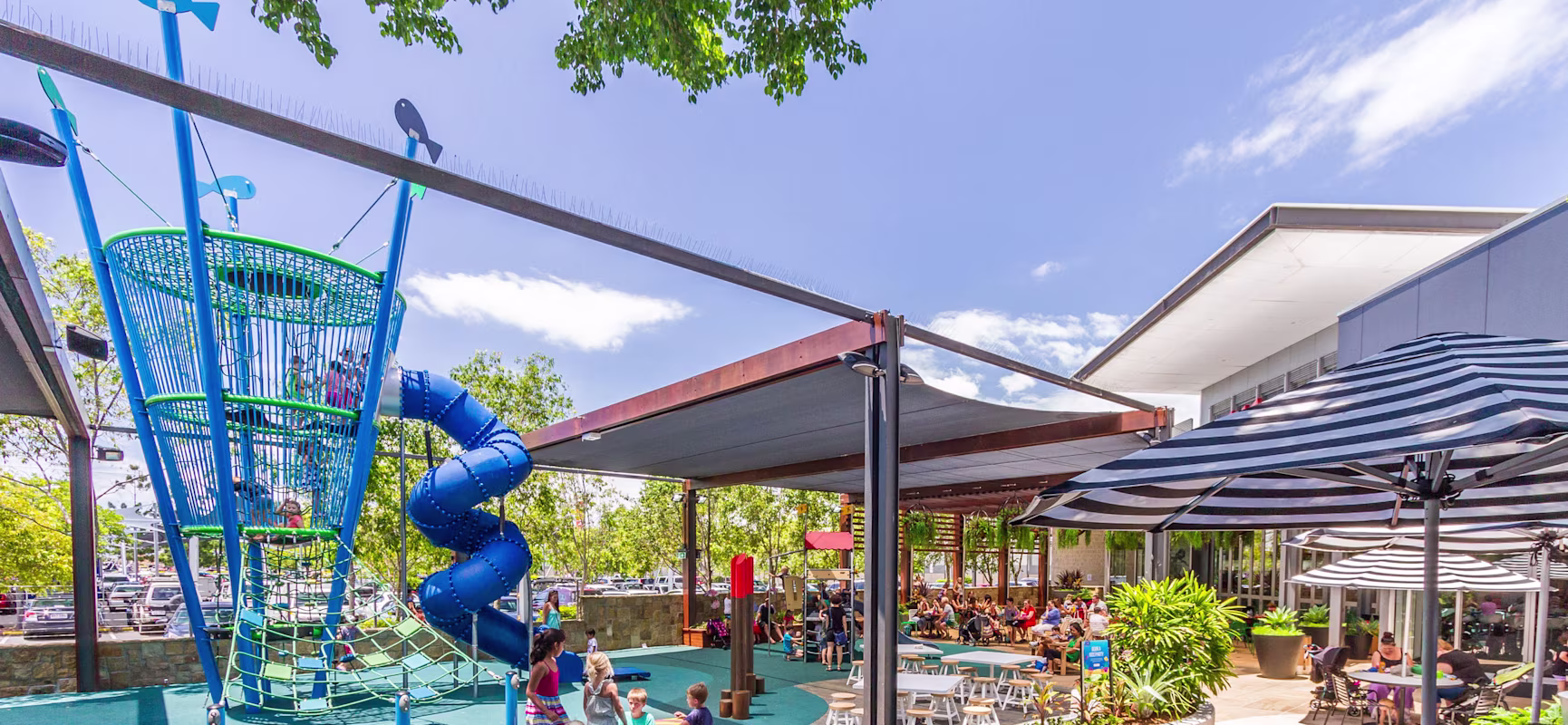 play tower at shopping center in Australia