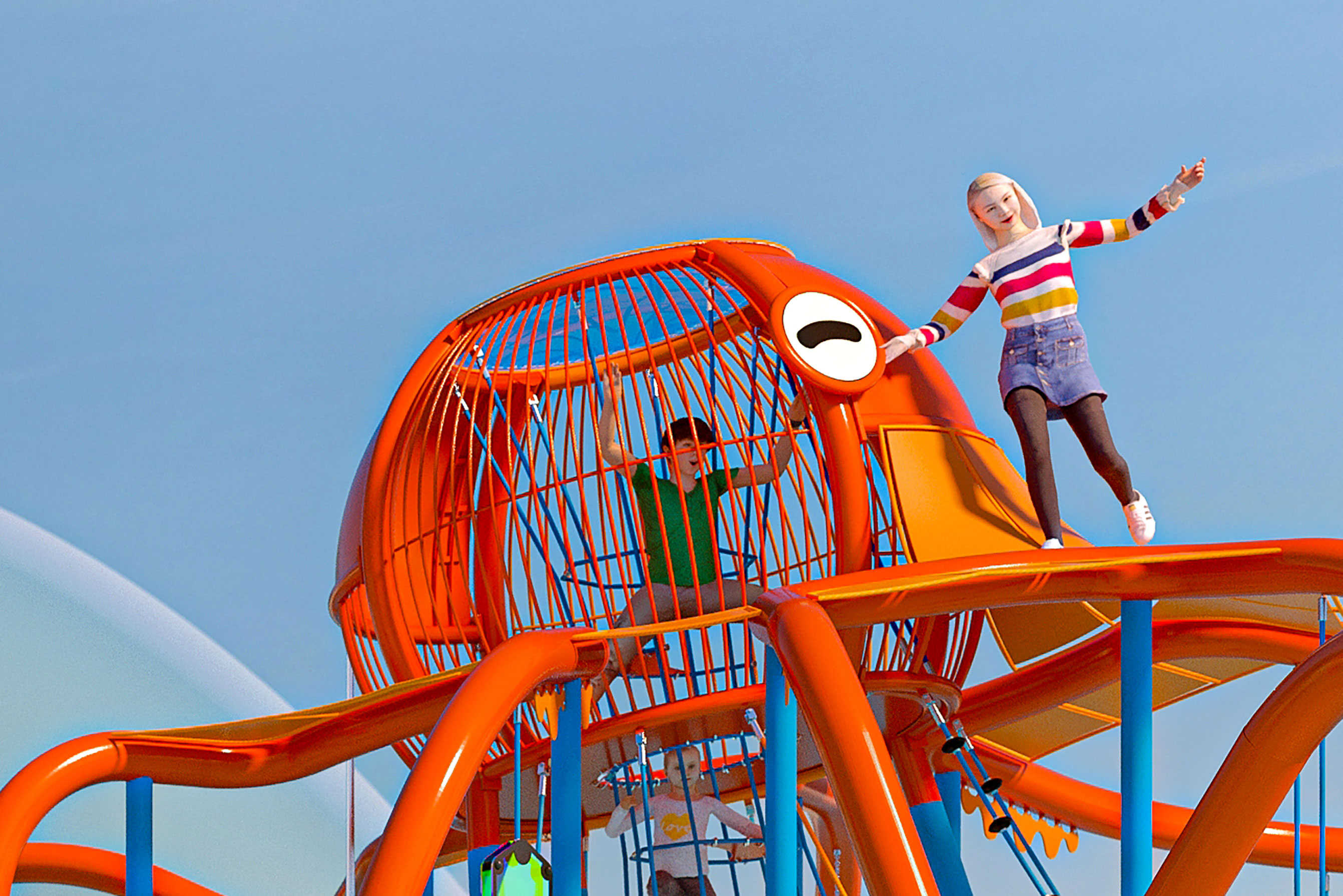 ¡Estoy aquí arriba!