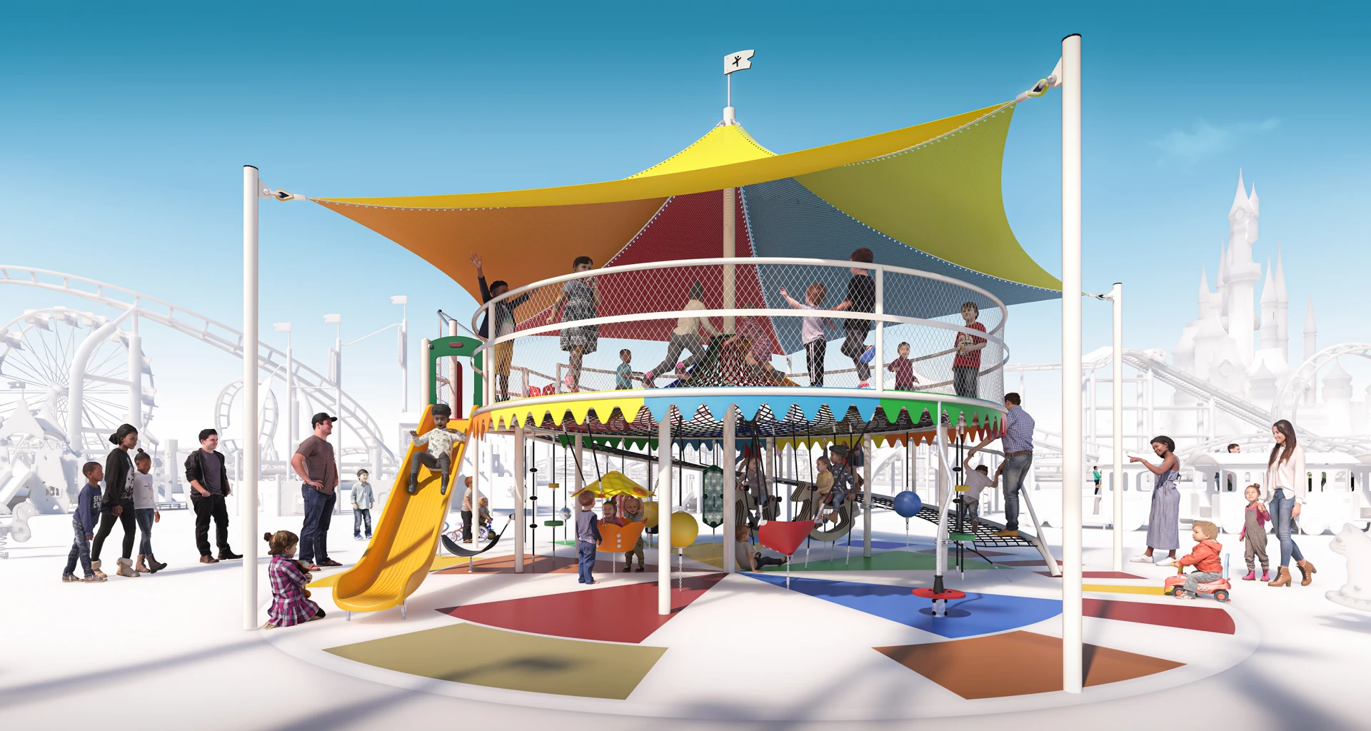 A design concept of a circus themed playground