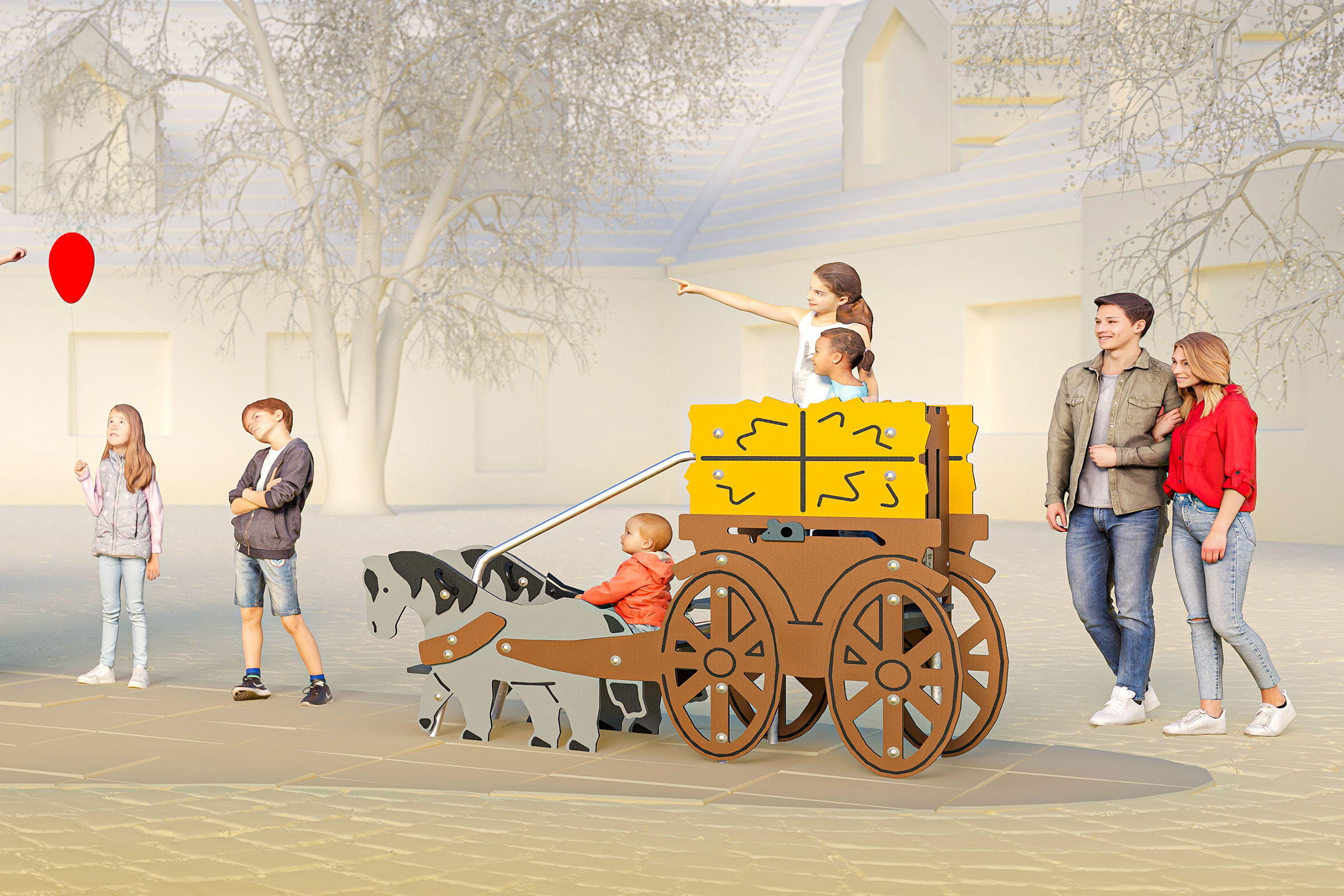 A ride in the carriage