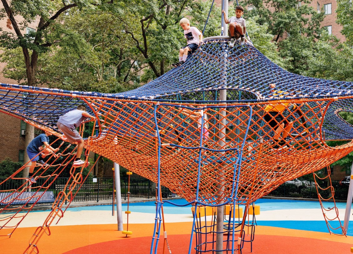 Forefront of outdoor playground designs