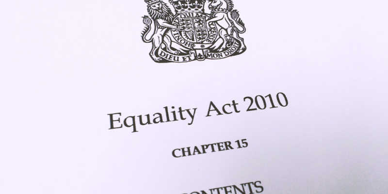 Access arrangements equalities act 2010