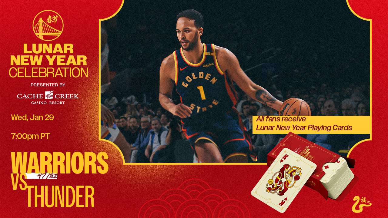 Warriors Announce 2025 Lunar New Year Celebrations in Conjunction With NBA All-Star 2025