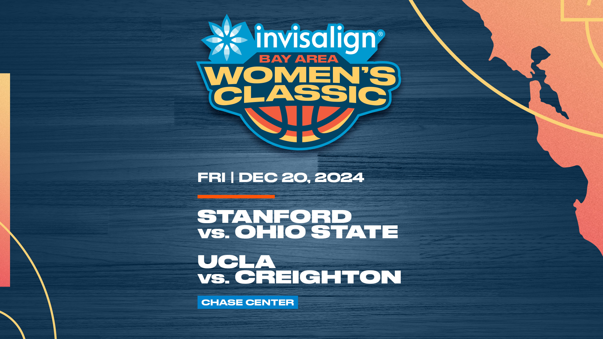 Chase Center to Host the Invisalign Bay Area Women's Classic on Dec. 20, 2024