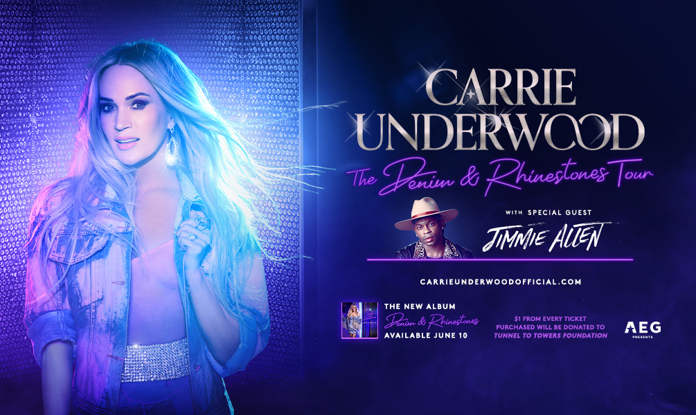 Carrie Underwood Announces The Denim & Rhinestones Tour is Coming to Chase  Center on Nov. 19, 2022