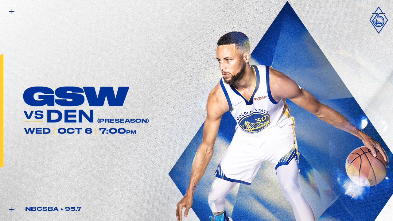 Preseason Warriors vs. Nuggets Chase Center