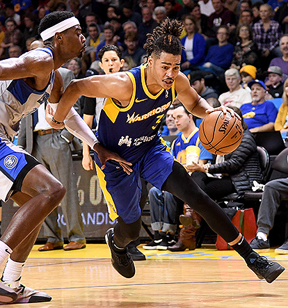 Warriors Recall Guard Jordan Poole from Santa Cruz Chase Center