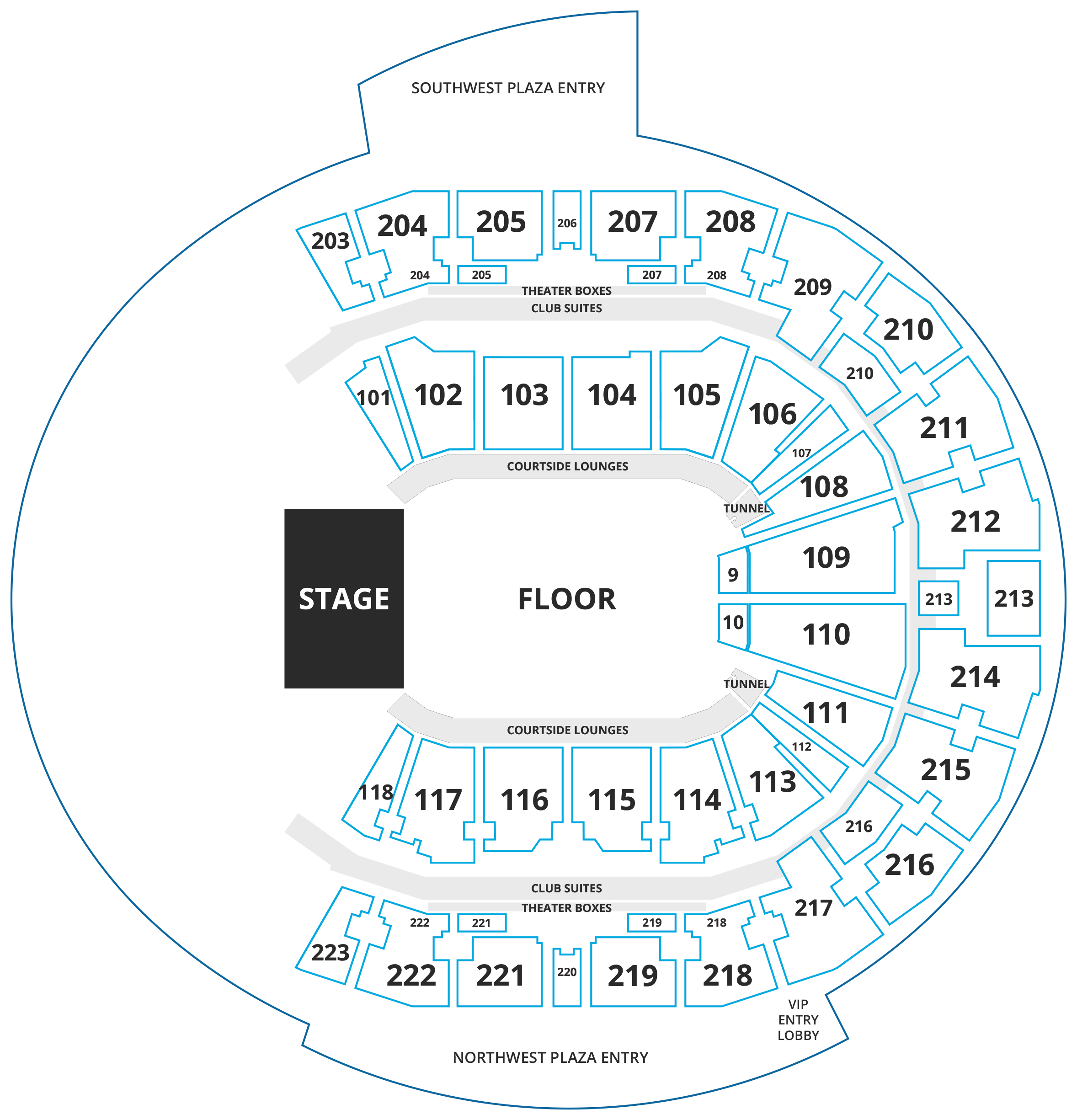 Chase Arena San Francisco Seating Chart