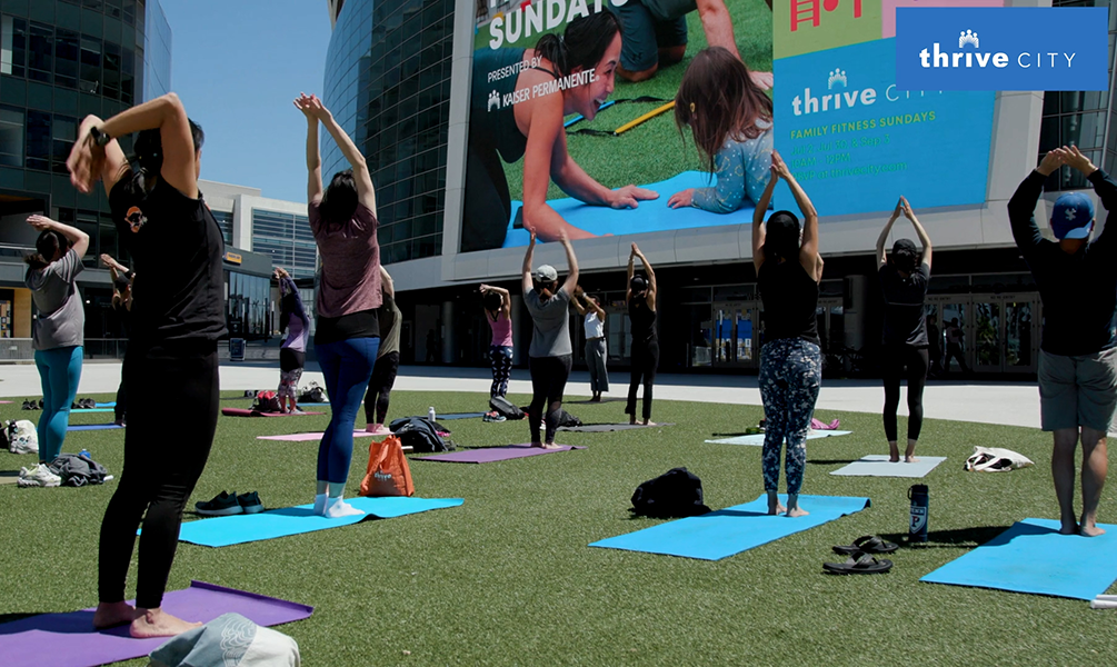 A Look Back at Weekly Fitness Classes in Thrive City