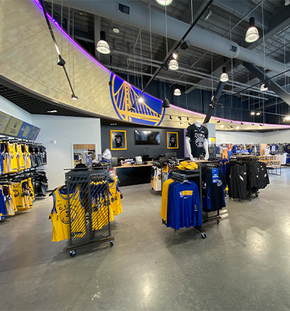 chase center warriors store