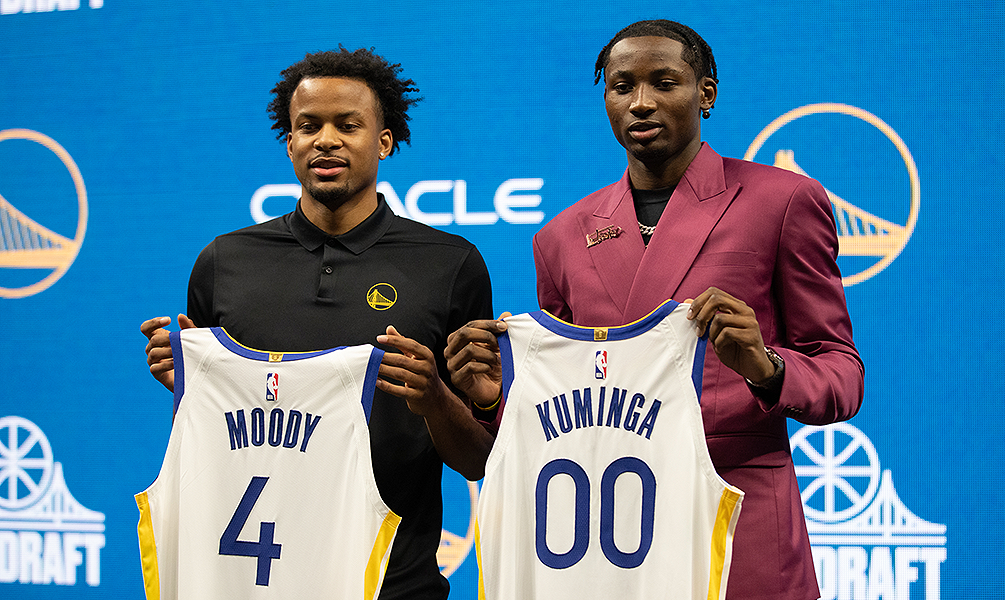 2021 NBA Draft: Warriors select Jonathan Kuminga, Moses Moody
