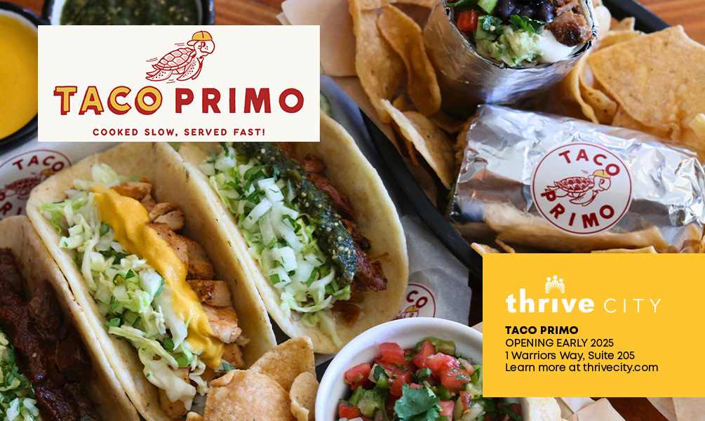 Thrive City Announces Addition of Taco Primo