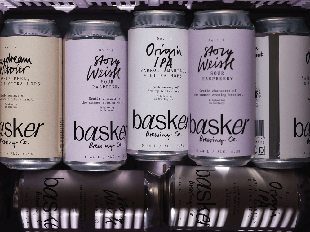 Basker Brewing Co Branding