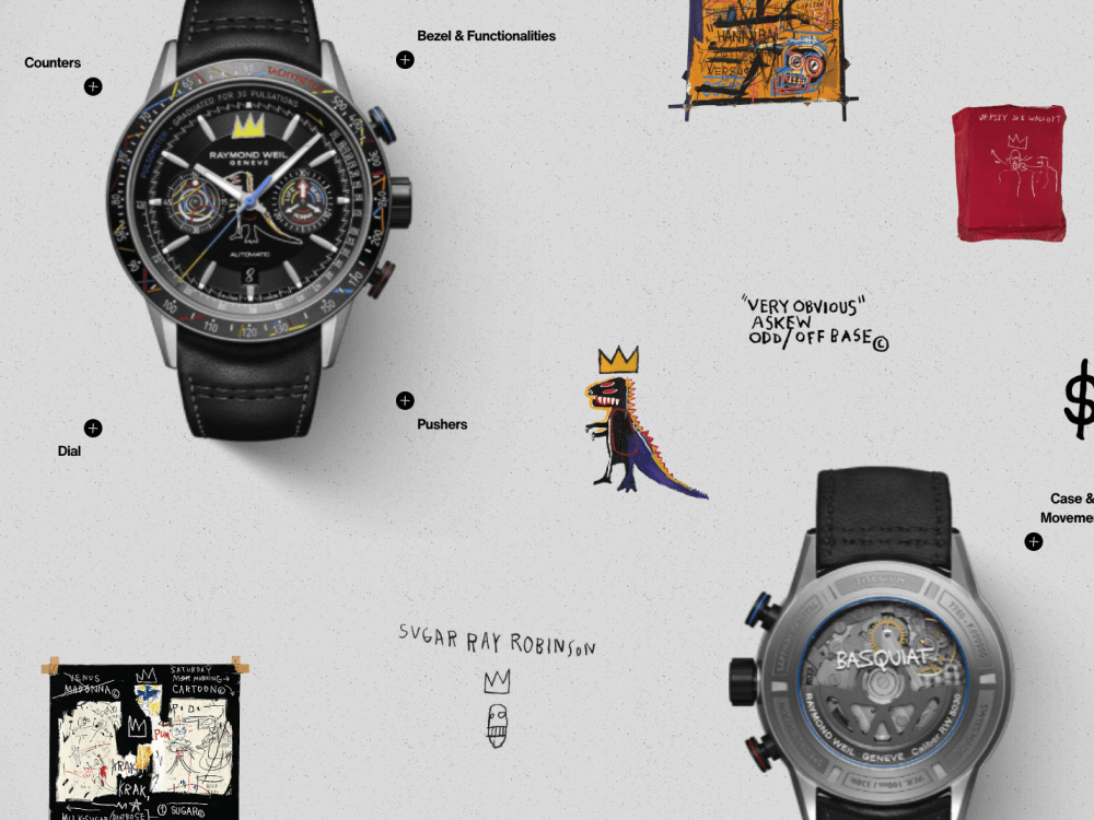 Raymond Weil x Basquiat Watch