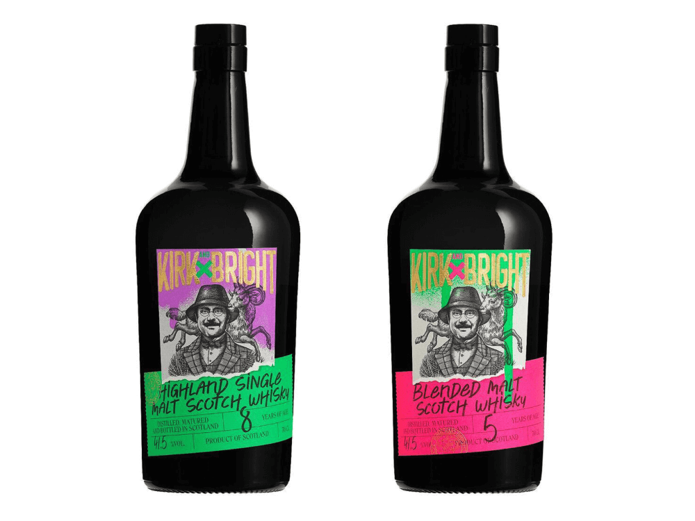 Kirk & Bright Whisky Label