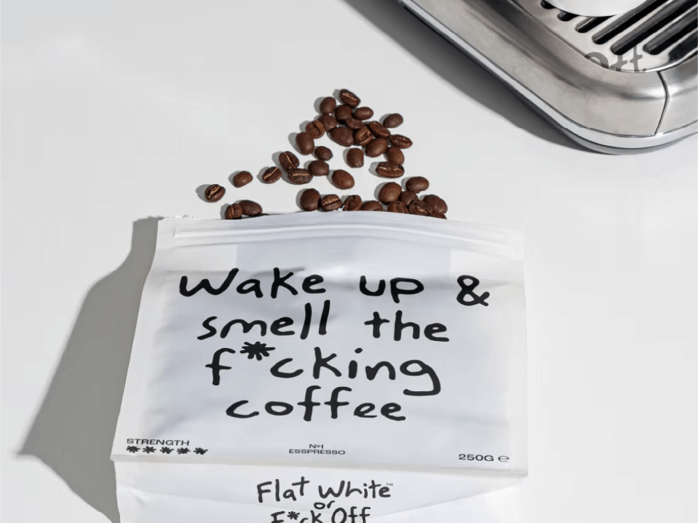 Flat White or F*ck Off Branding