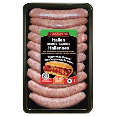Packaging Honey Garlic Pork Sausages VP