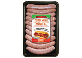 Packaging Honey Garlic Pork Sausages VP