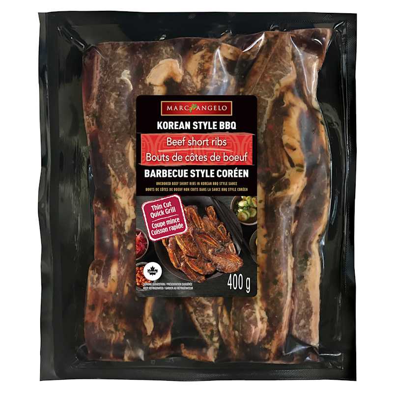 Korean Style Beef Short Ribs Pkg