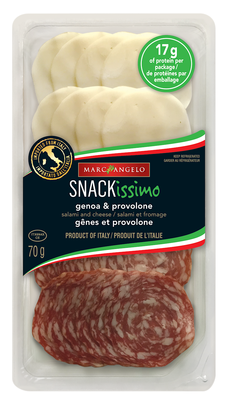 Genoa Salami & Provolone Cheese Marcangelo Foods