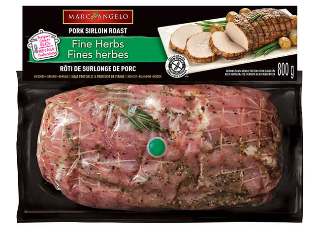 Marcangelo Pork Sirloin Fine Herb Packaged Product Photo