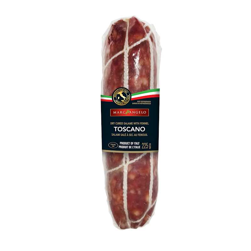 Salami salé à sec au fenouil Toscano Marcangelo Foods