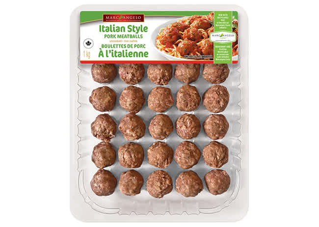 italian style pork meatballs pkg
