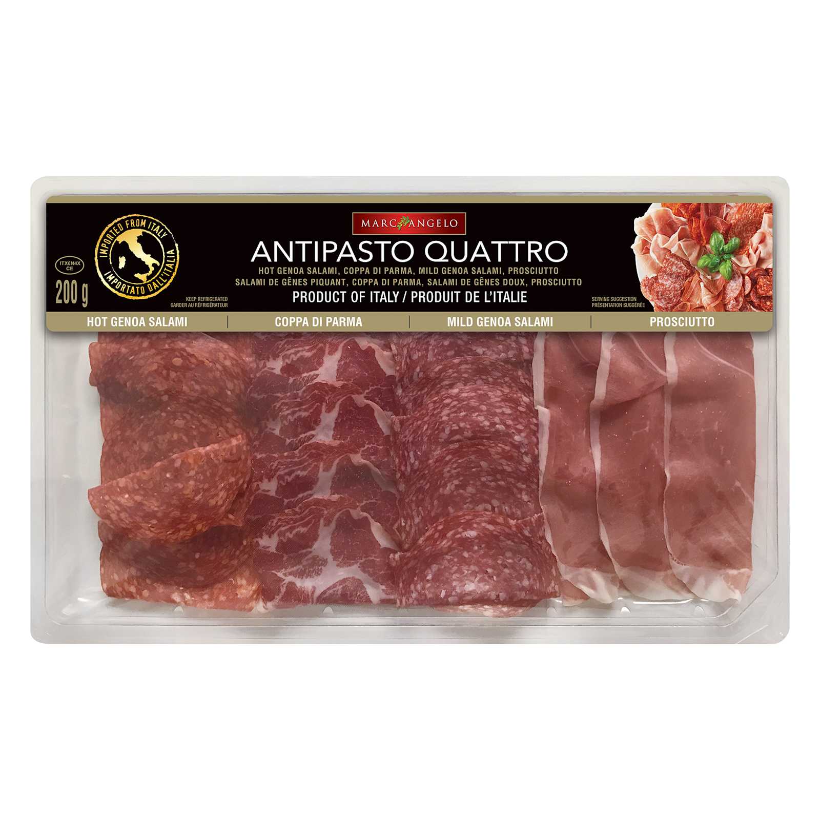 Antipasto Quattro Marcangelo Foods