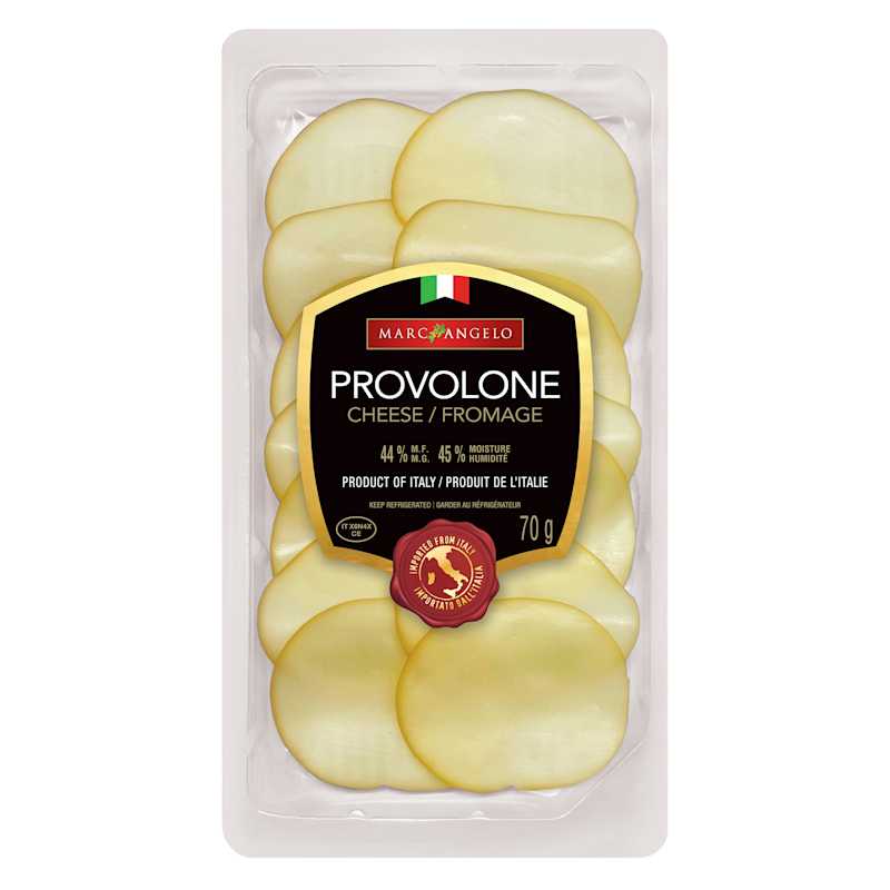 CON1603p 11683 CA MA Provolone Mild Cheese 70g front V3 F