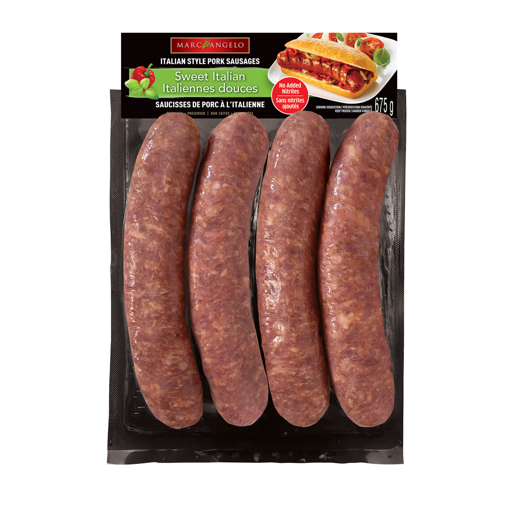 Frozen Sausages Marcangelo Foods