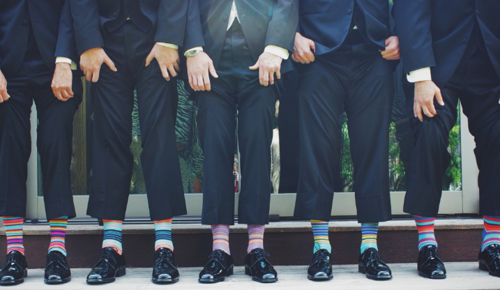 Will You Be My Groomsmen Socks Content