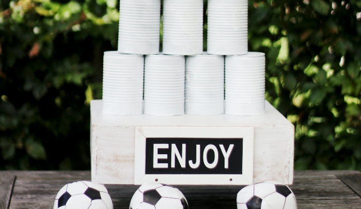 Toilet roll bowling