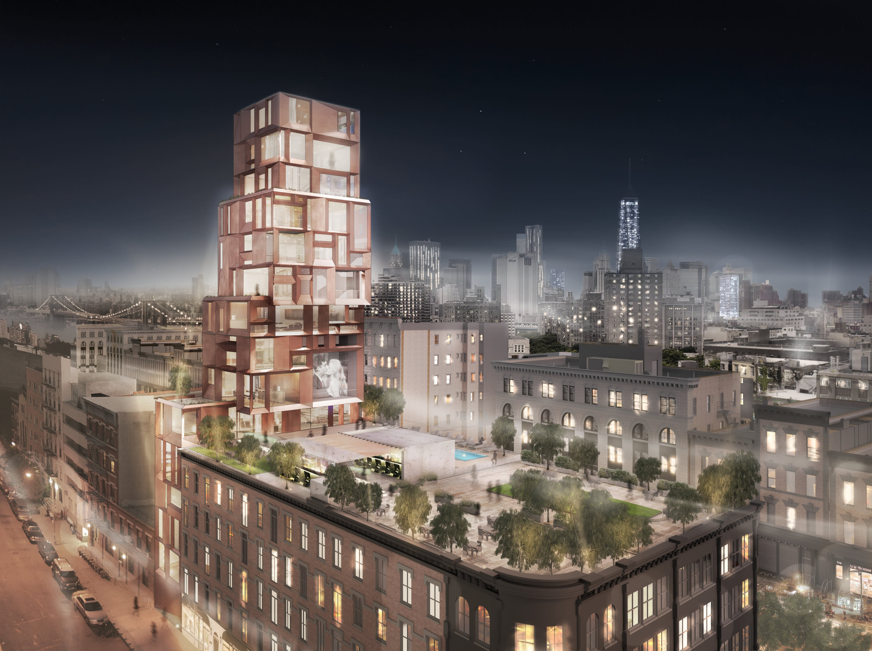 DXA Studio Designed This Lower East Side Tower With a Copper Facade That Changes Over Time