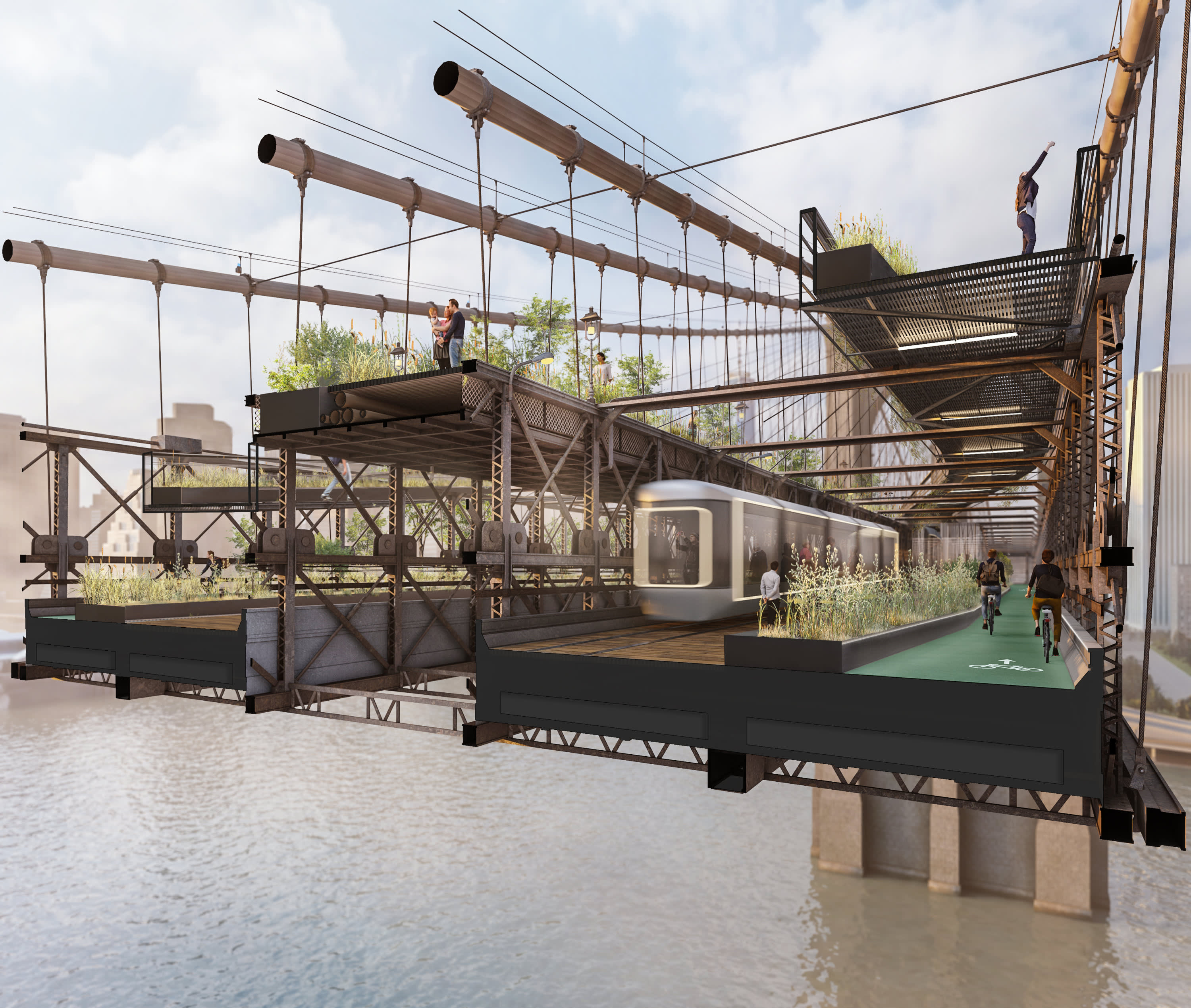 DXA Studio Wins at the 2021 NYCxDESIGN Awards for its Reimagining of the Brooklyn Bridge