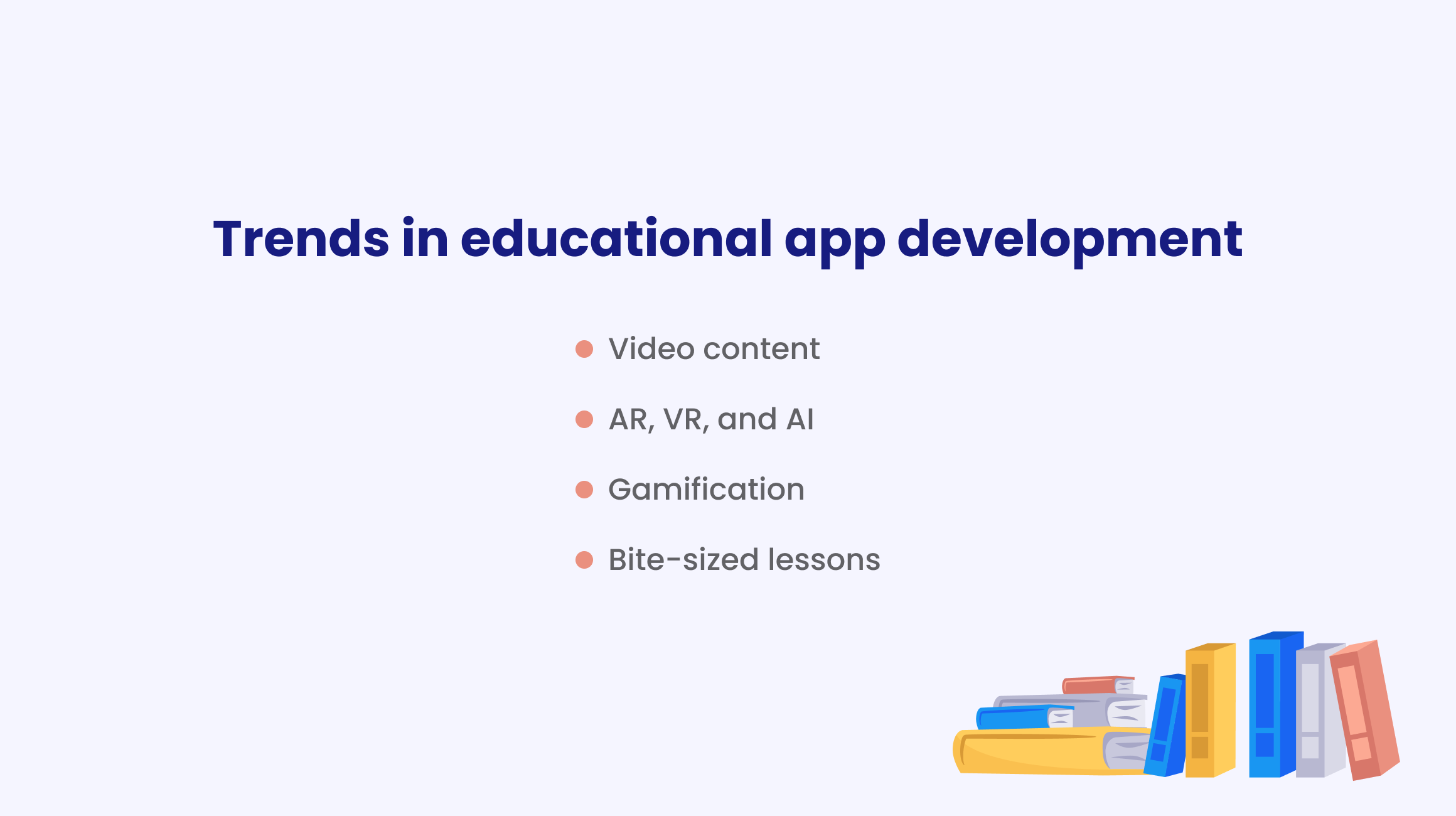 Trends in education app development