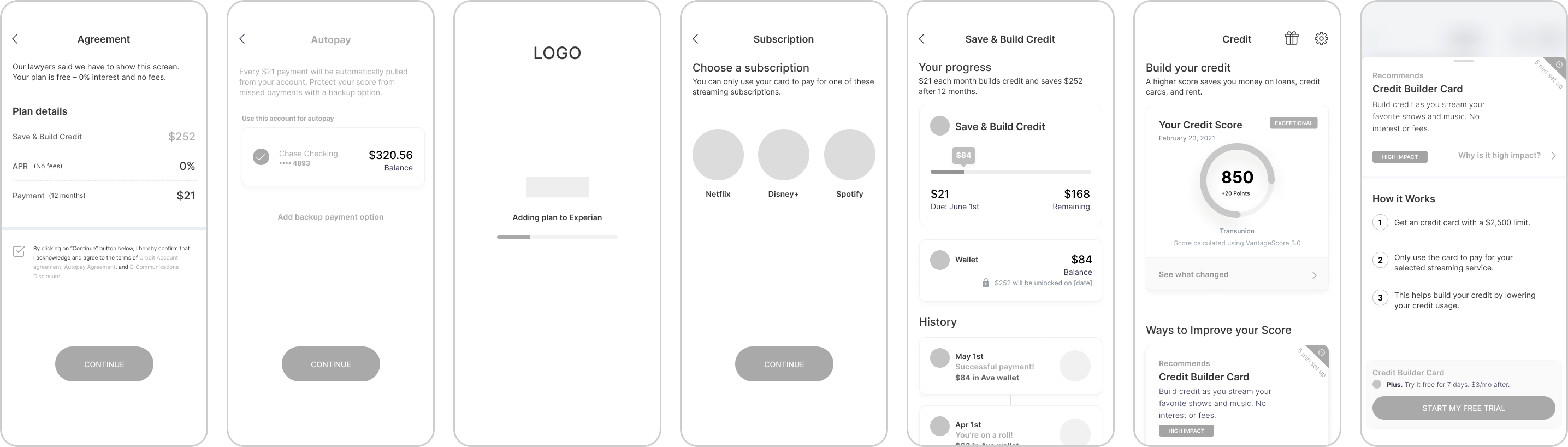 YWS > Works > Case Study > MeetAva > Wireframes > Image 1