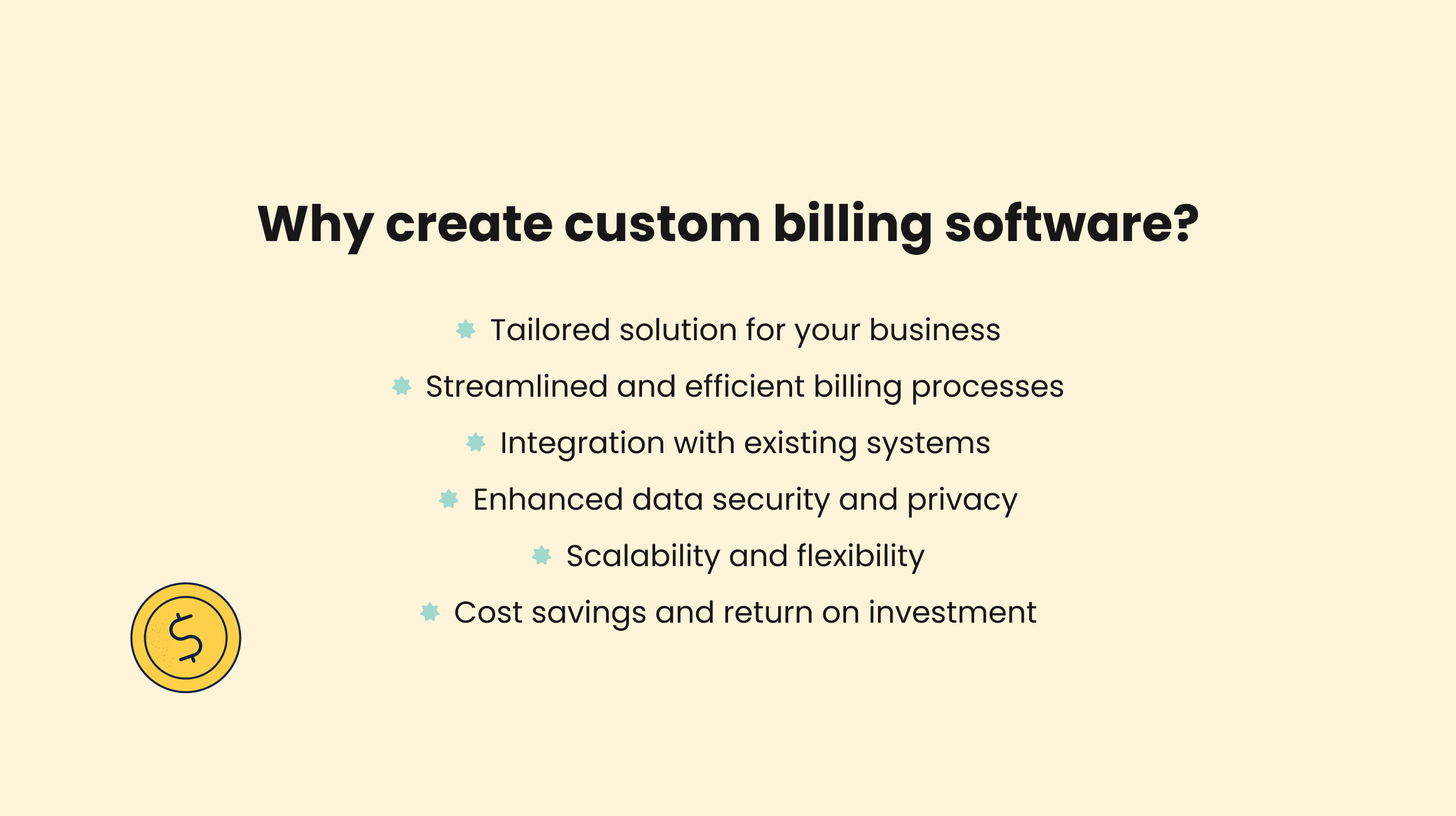 Custom Billing Software
