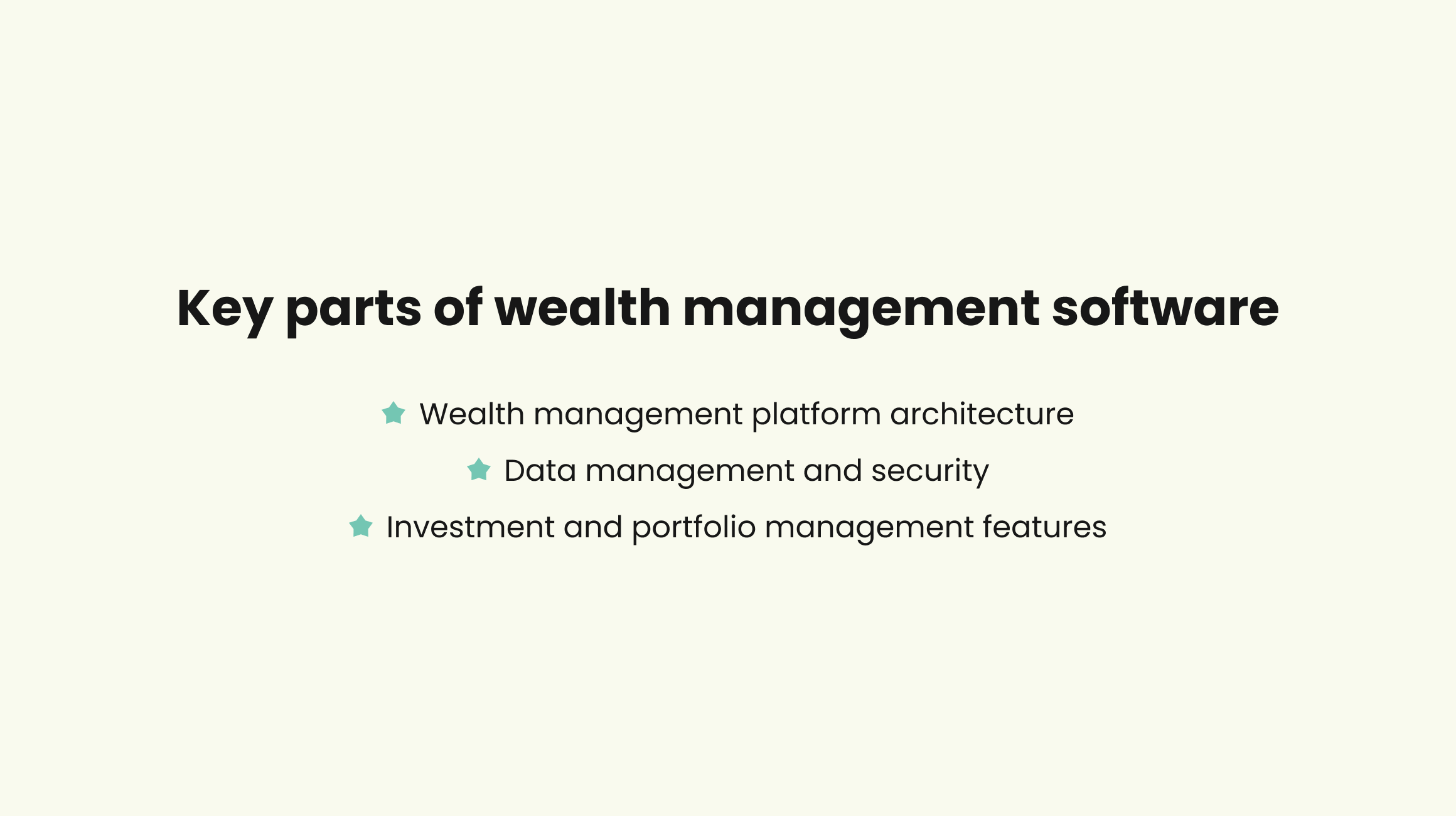Wealth Management Software Development [Ultimate Guide] Yellow