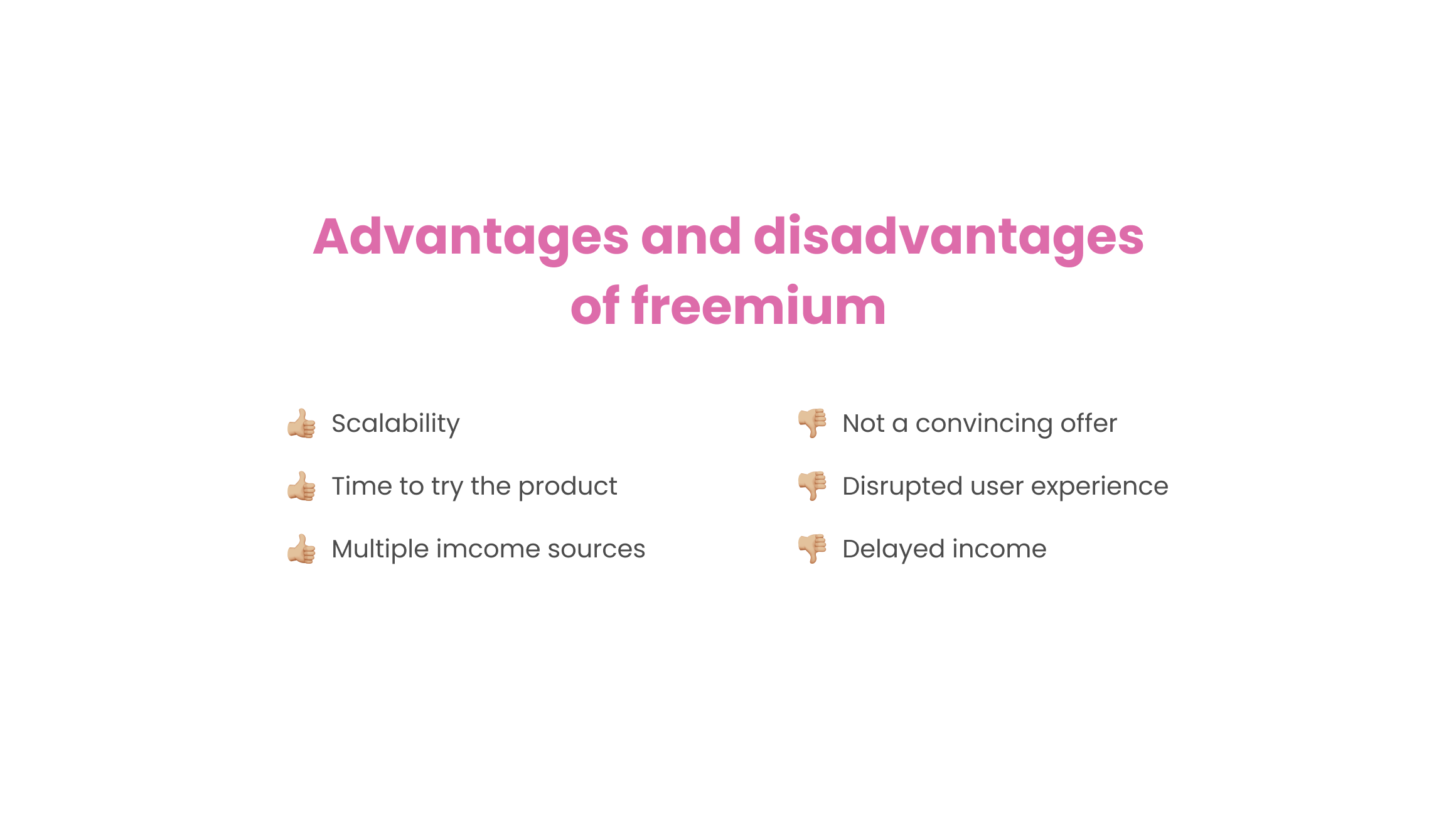 Freemium pros and cons