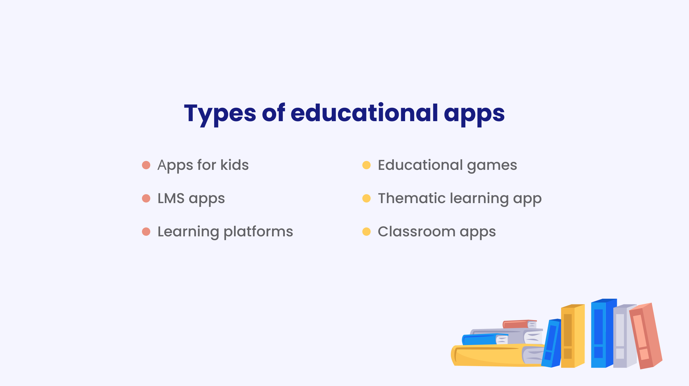Types of educational apps