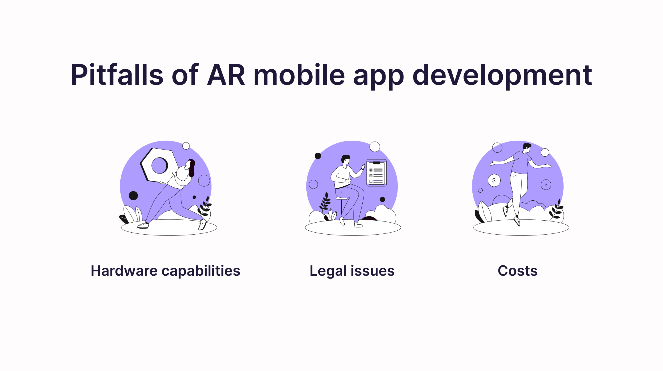 Pitfalls of AR mobile app development 