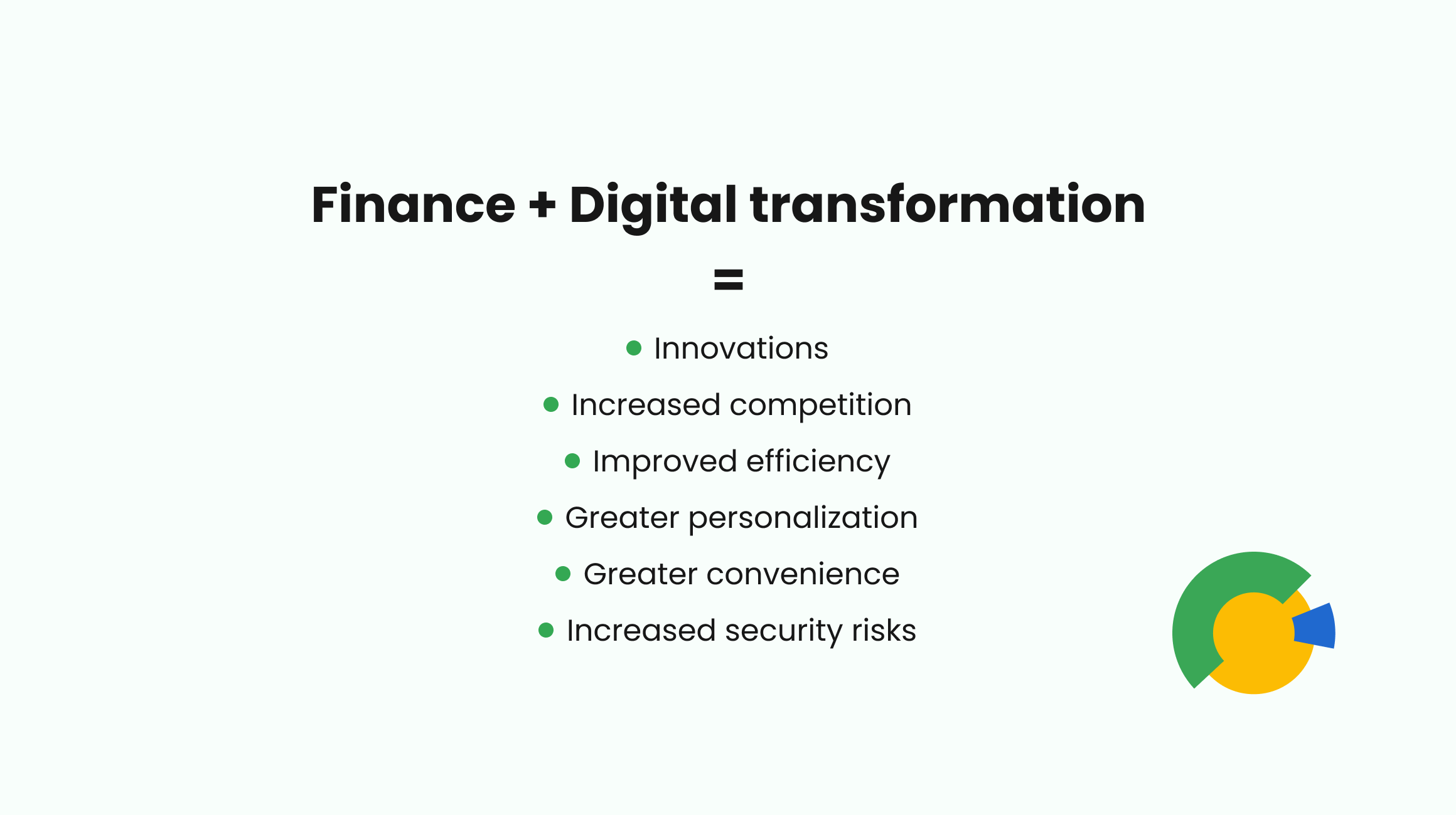 Finance and digital transformation