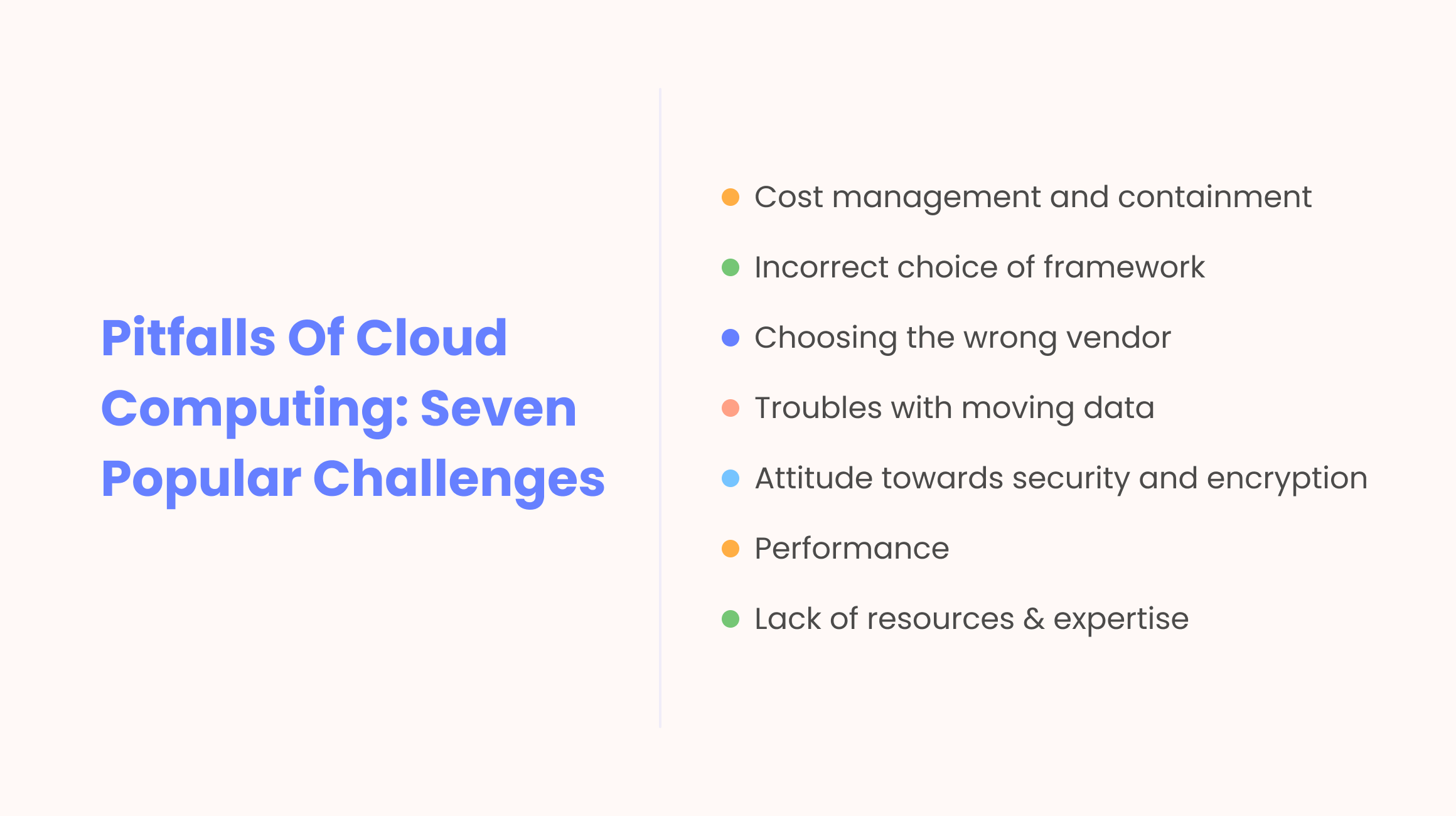 What Are Pitfalls Concerning Cloud Application Development