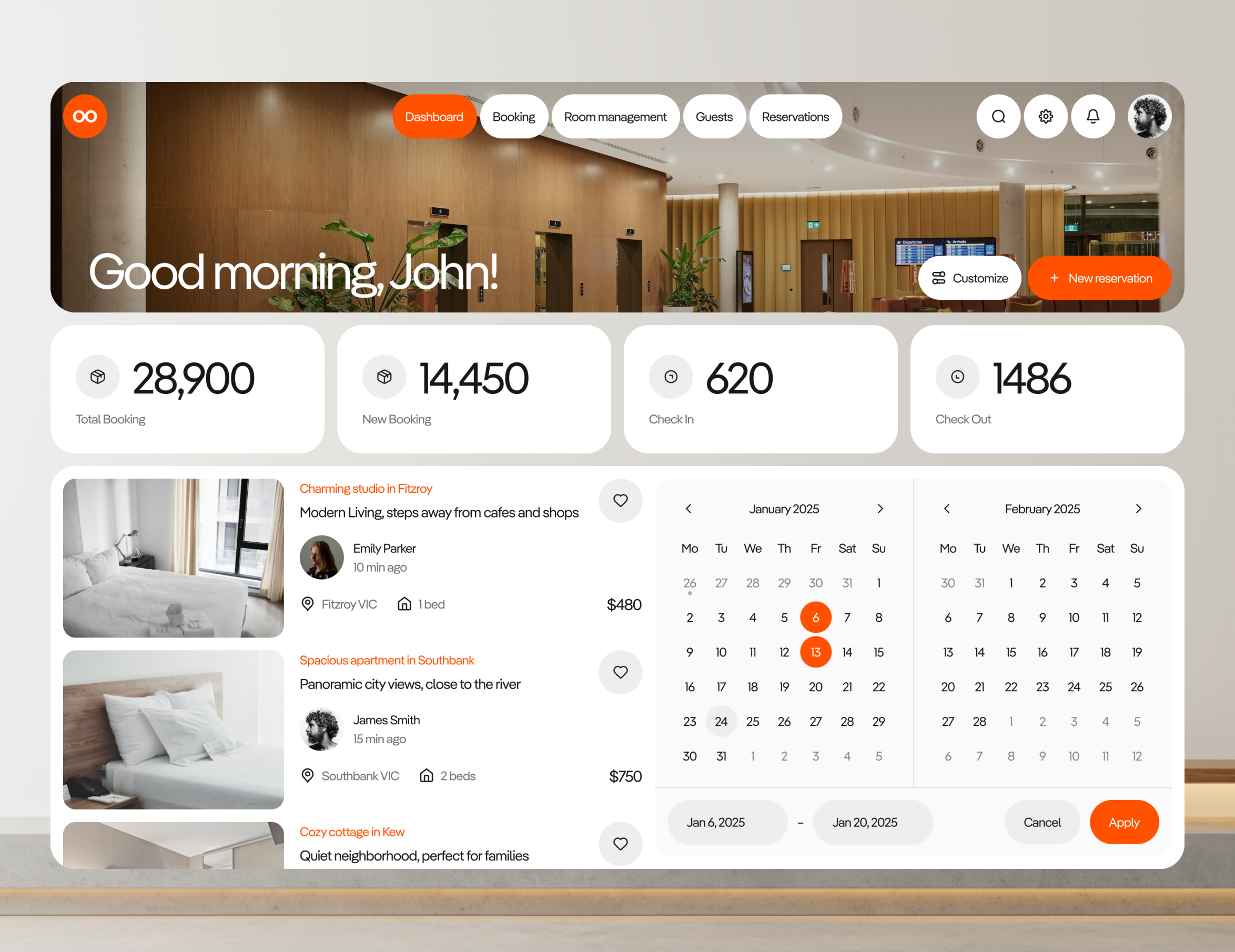 AI Concierge Agent for a Hotel Network