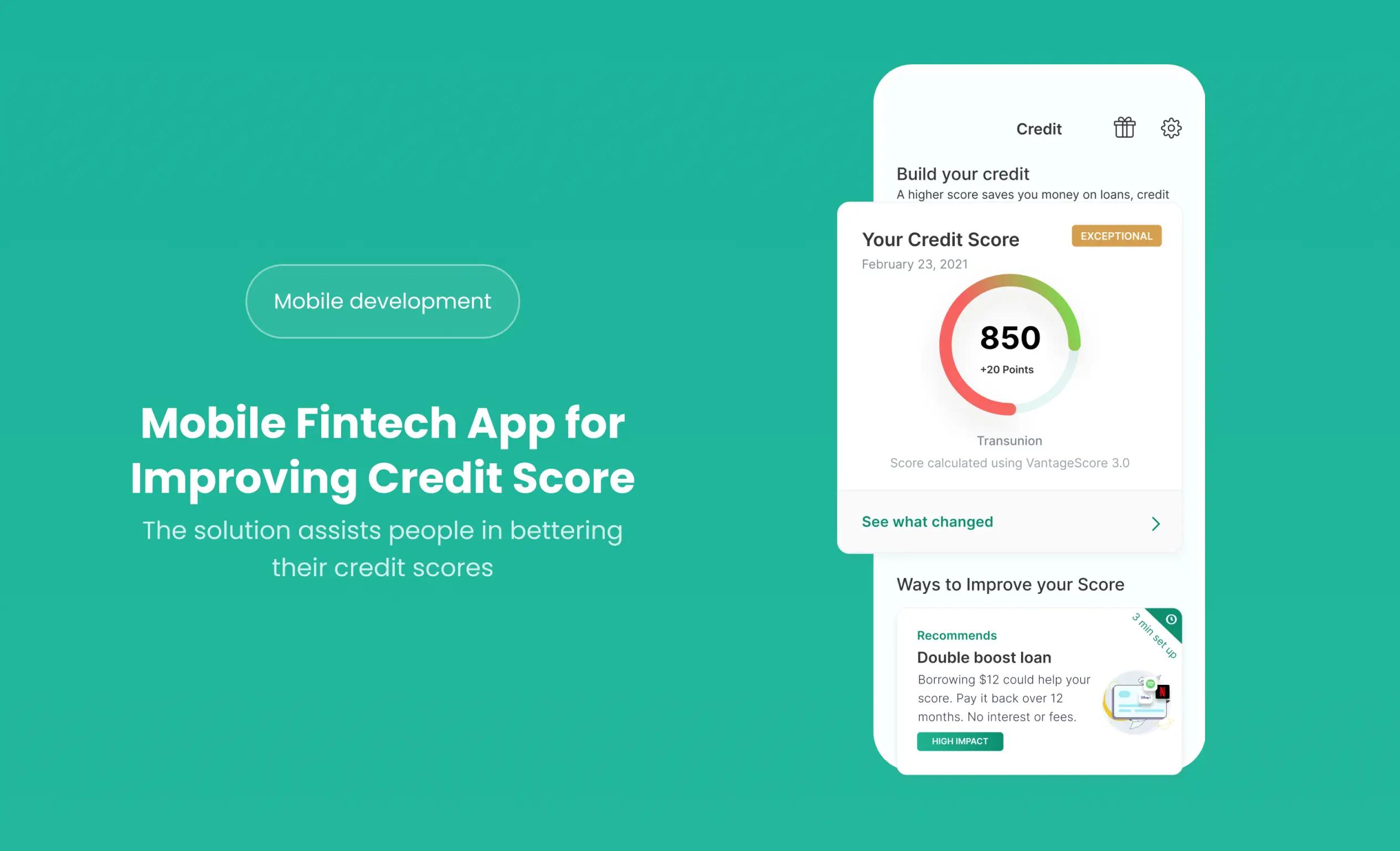 App for credit score preview