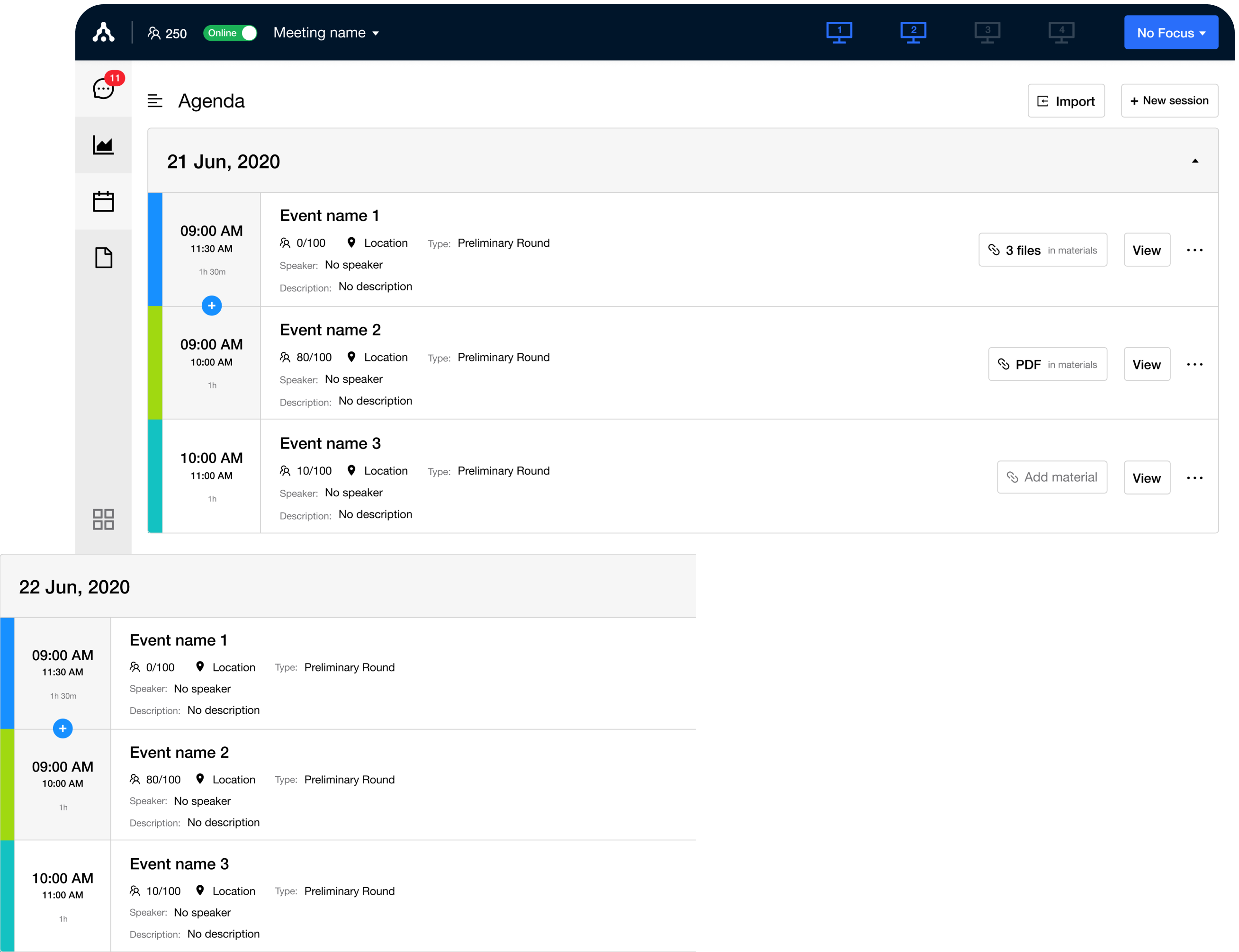 OpenSense agenda