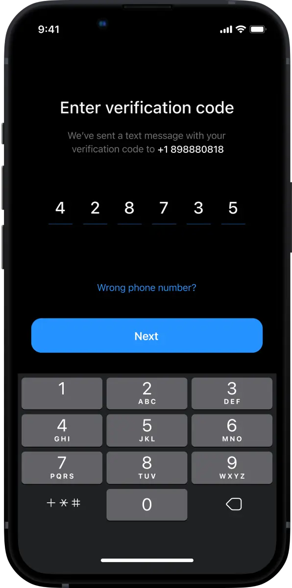 BlackBird Authentication & log in Mobile