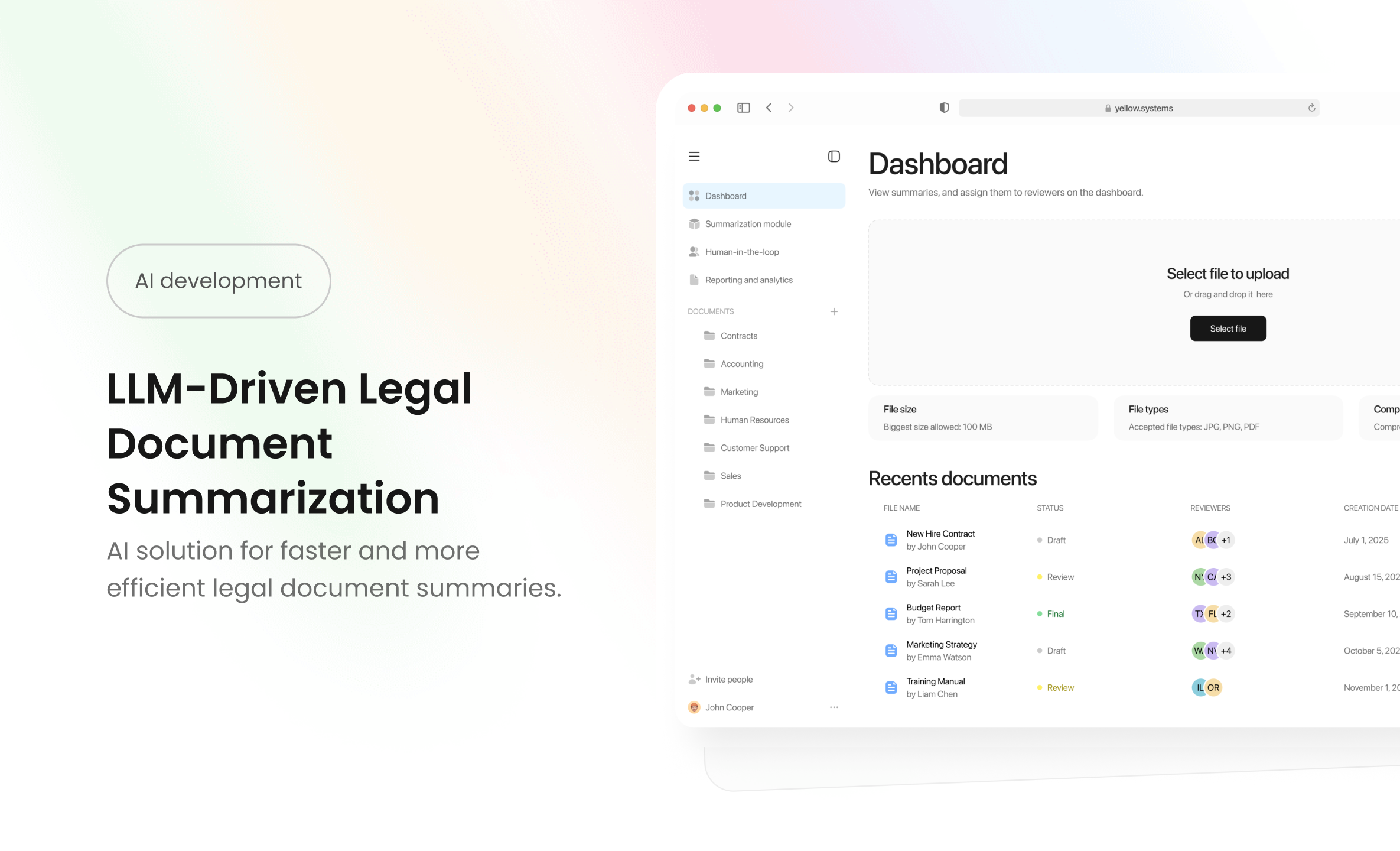 LLM-Driven Legal Document Summarization